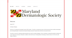 Desktop Screenshot of marylanddermsociety.com